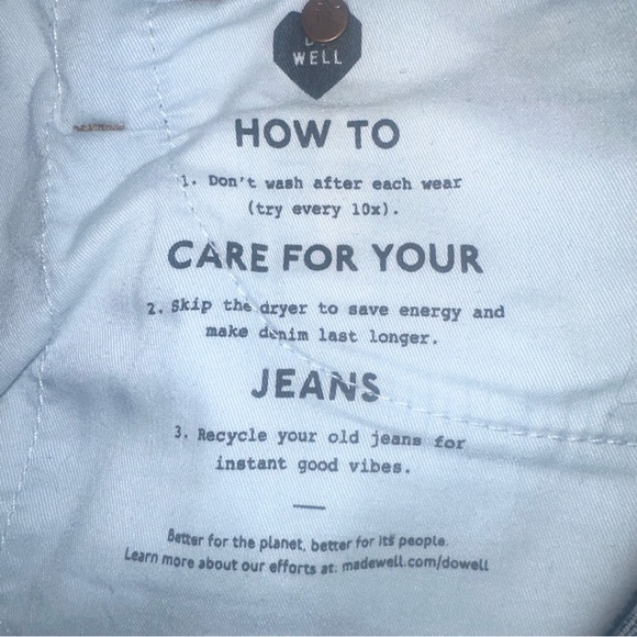 Madewell Jeans Cali Demi Boot Size 27 NA031 - Picture 10 of 14